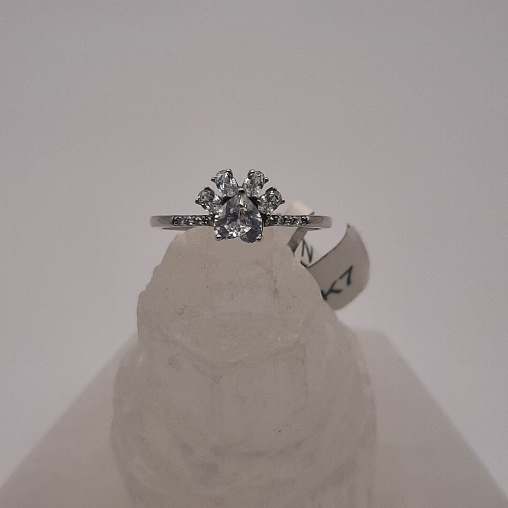 R841 Sterling Silver Paw Ring - Charmed Aroma